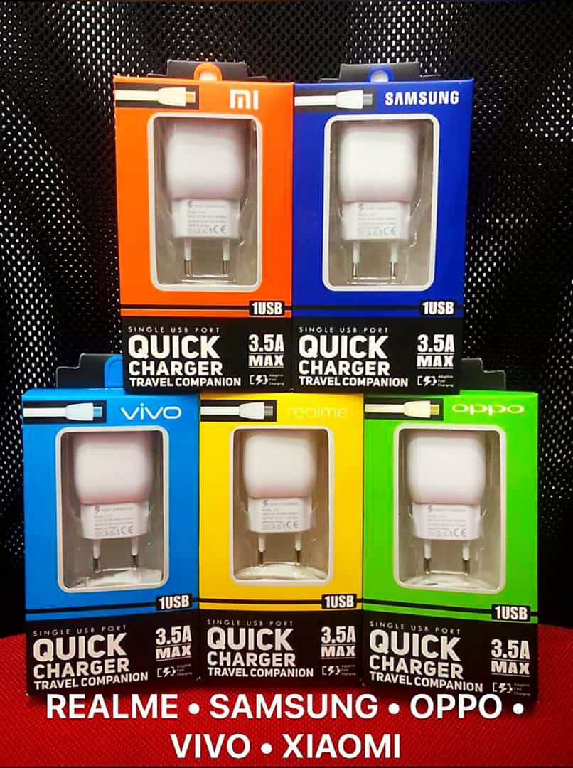 TRAVEL CHARGER BRAND QUICK OUTPUT 1 USB